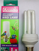 Освещение, лампы для попугаев неразлучников